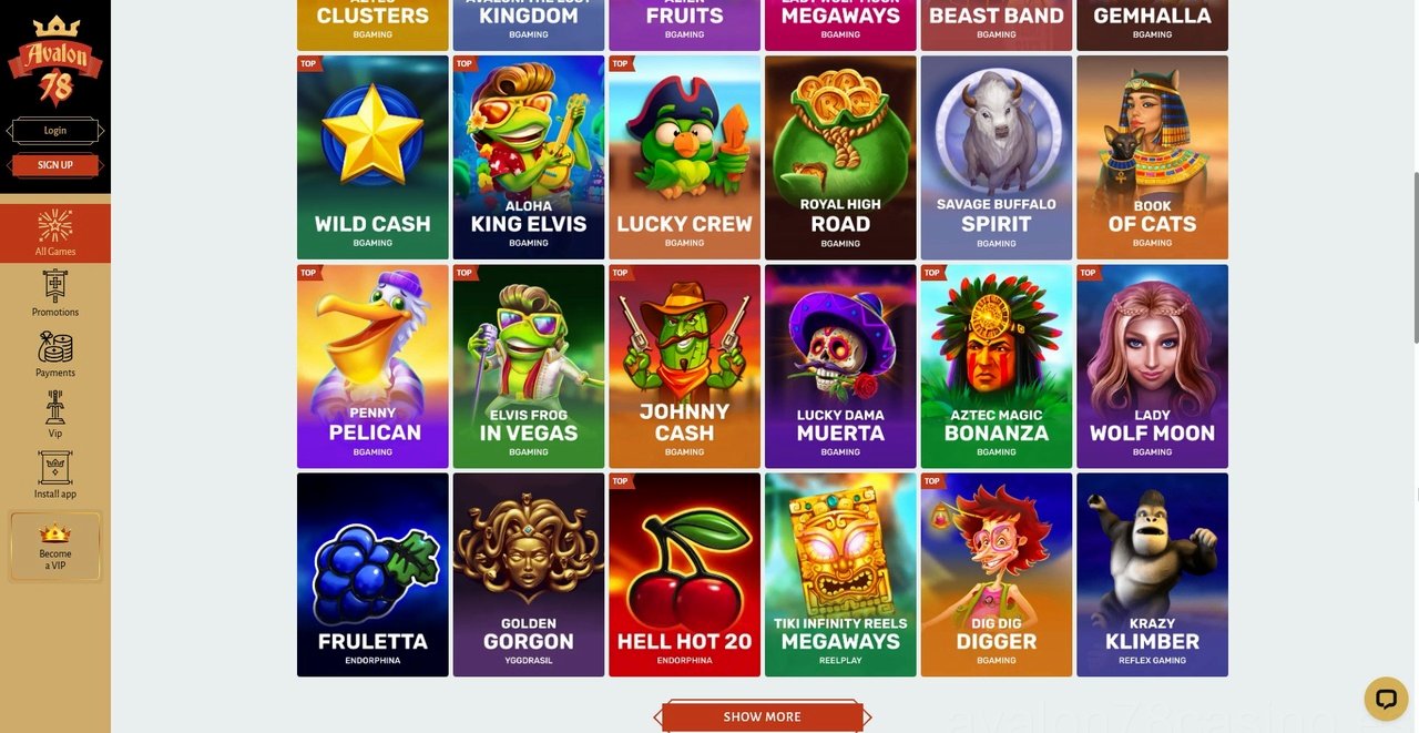Avalon78 Casino Casino